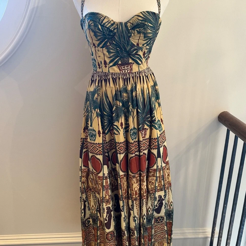 EMPORIO SIRENUSE Coptic Johanna midi dress 2 - Picture 3 of 16